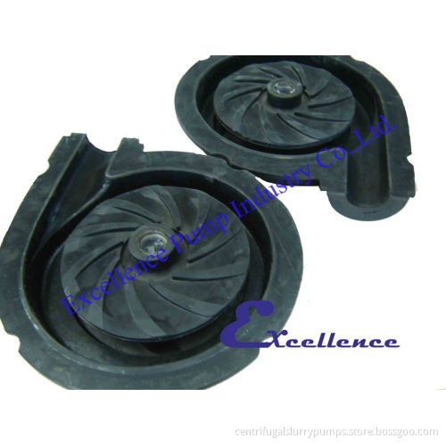 Rubber Lined Slurry Pump, Impeller And Liners